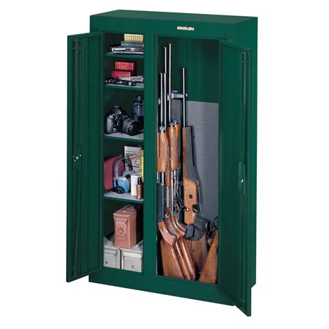 stack on 10 gun 2 door steel security cabinet|cheap gun cabinet stack on.